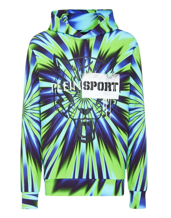 Tie-Dye Hoodie Sweatshirt Tiger