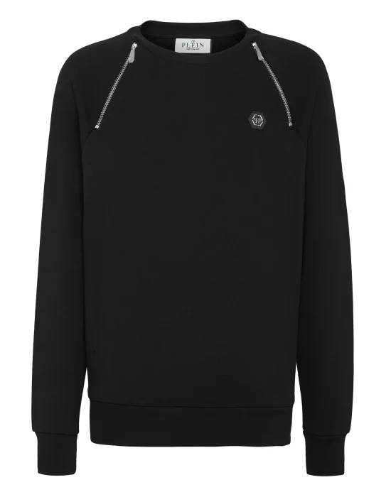 Zip Chain Sweatshirt LS