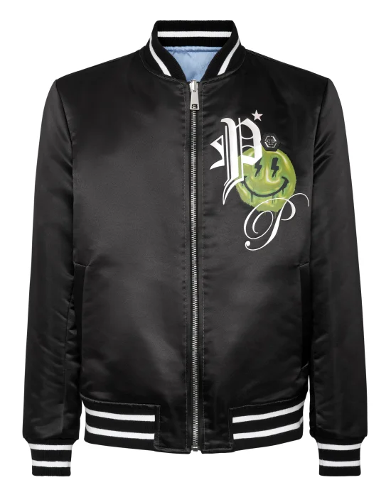 Satin Bomber Smile