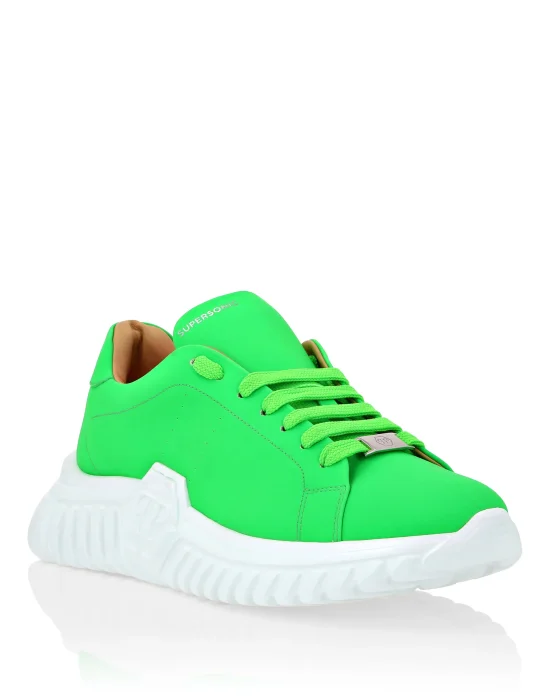 Leather Lo-Top Sneakers