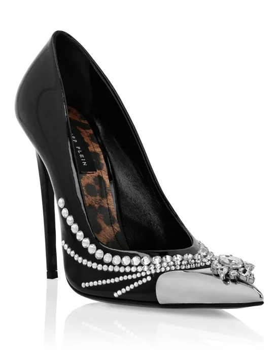 Patent Leather Decollete Hi-Heels
