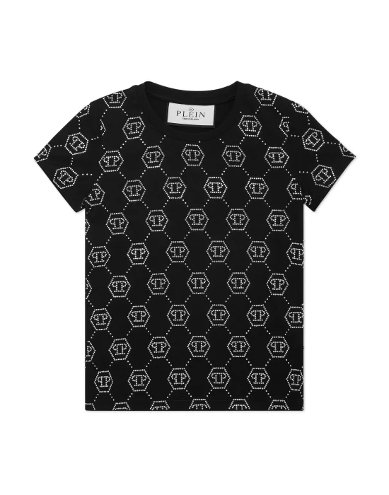 Jersey T-Shirt Sexy Pure SS Monogram Strass