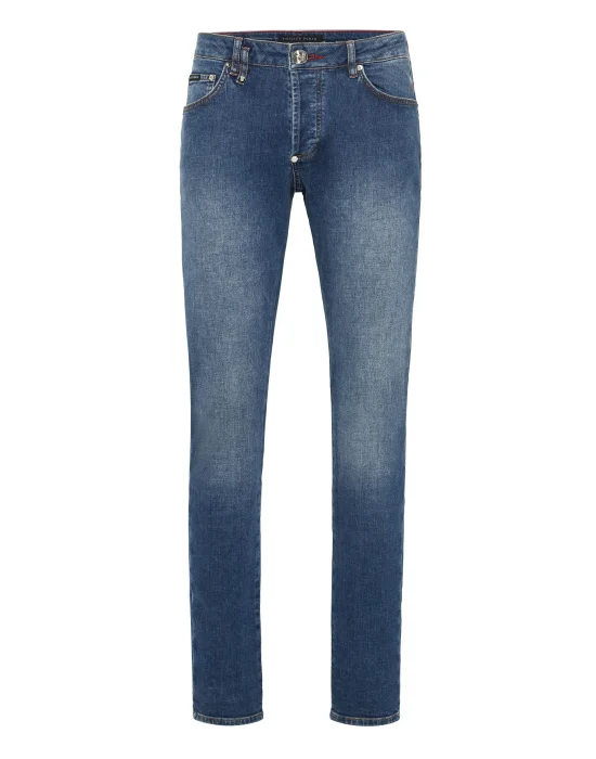 Denim Super Straight Cut Trousers Racing Club