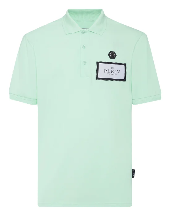 Polo shirt SS Label Contrast