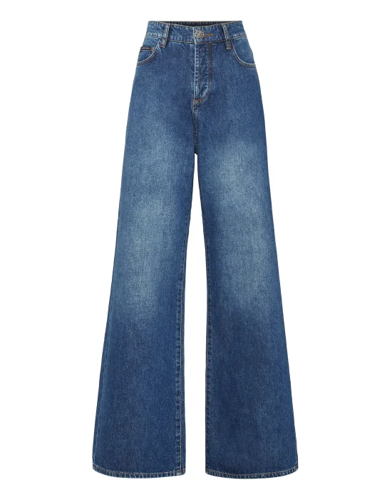 Denim Skater Fit Trousers