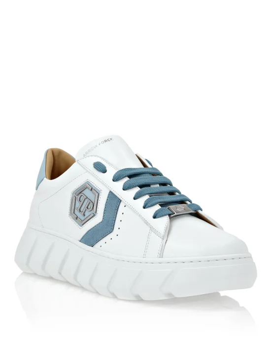 Nappa Leather Lo-Top Sneakers Hexagon