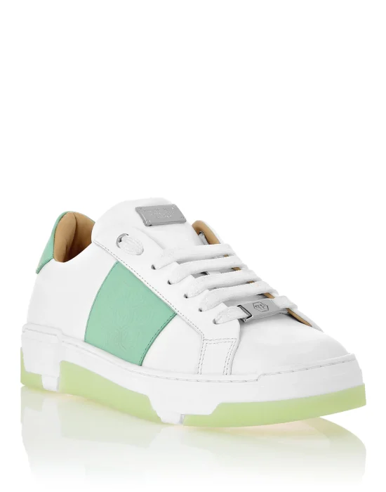 Leather Lo-Top Sneakers Monogram