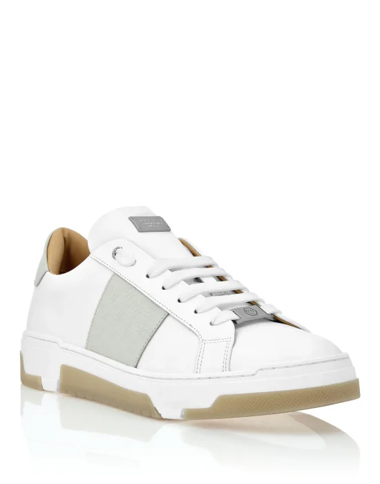 Leather Lo-Top Sneakers Monogram