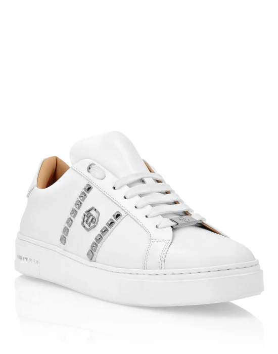 Leather Lo-Top Sneakers Studs