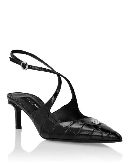 Slingbacks Crossing Crocco Print