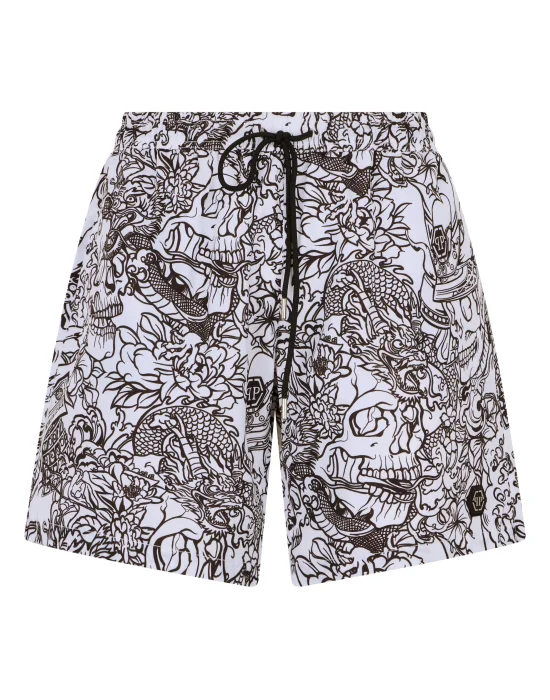 Swimming Shorts Skull All-Over