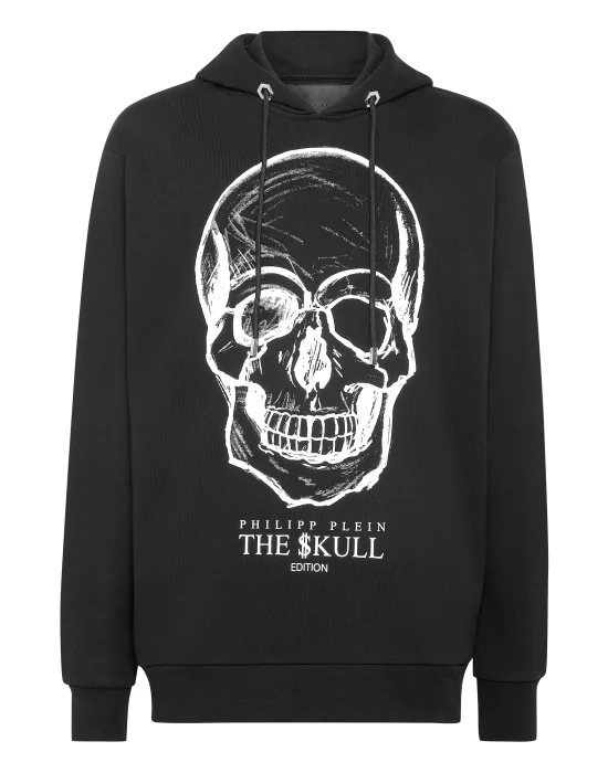 Hoodie sweatshirt print Skull