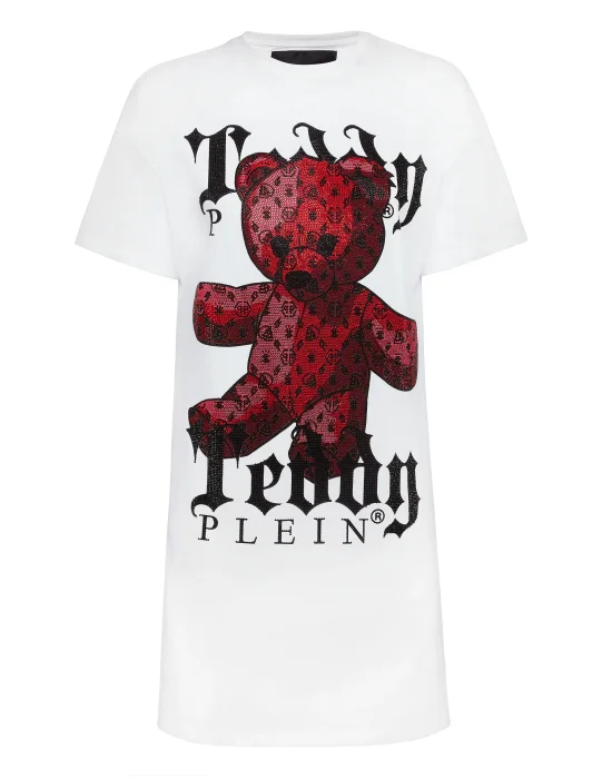 T-Shirt Short Dresses Monogram Teddy Bear