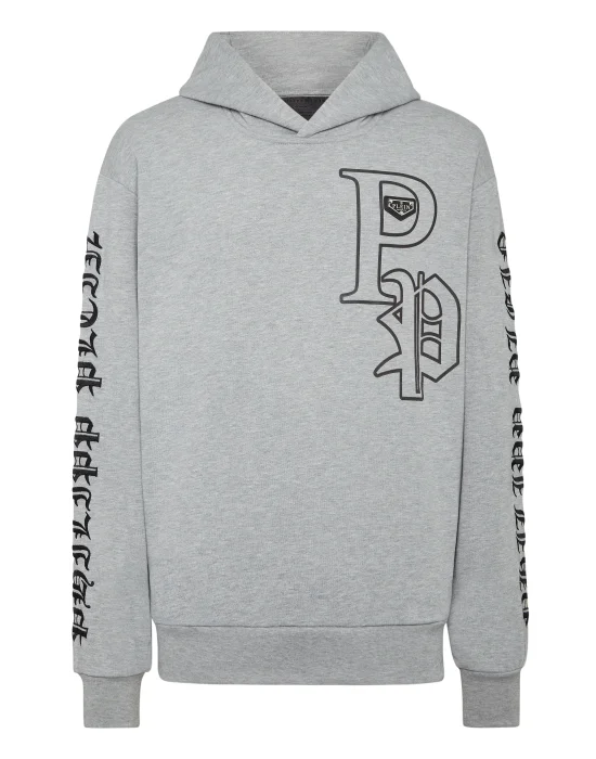 Hoodie Sweatshirt LS Gothic Plein