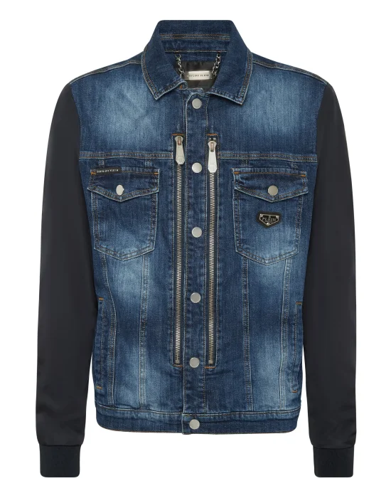 Composed Denim Zip Jacket College