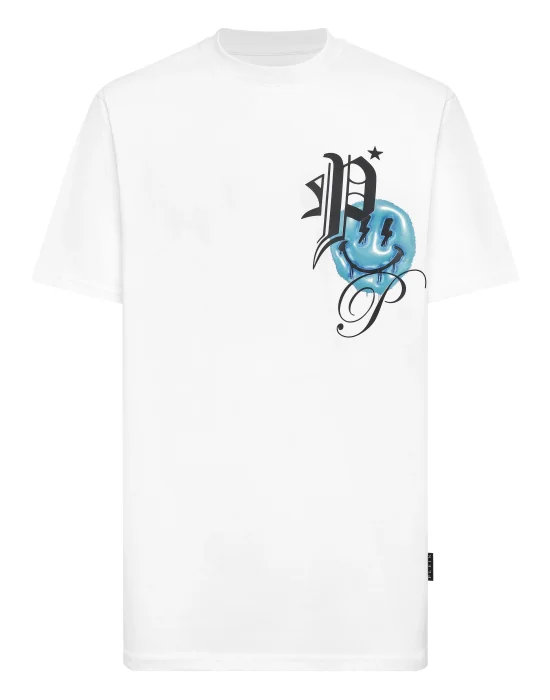 Round Neck T-Shirt Smile Balloon