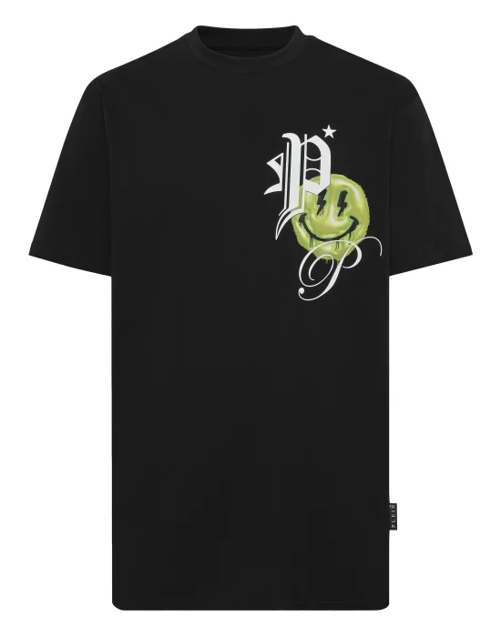 Round Neck T-Shirt Smile Balloon