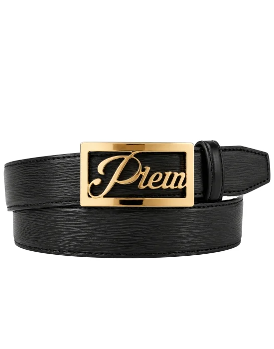 Saffiano Leather Belt
