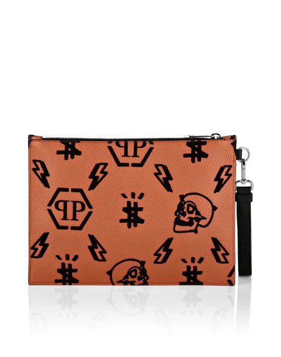 Leather Minaudiere Monogram