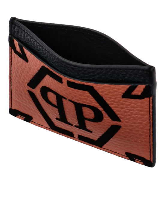 Leather Credit Cards Holder Monogram