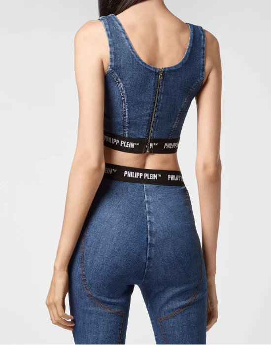 Denim Super Stretch top Philipp Plein TM