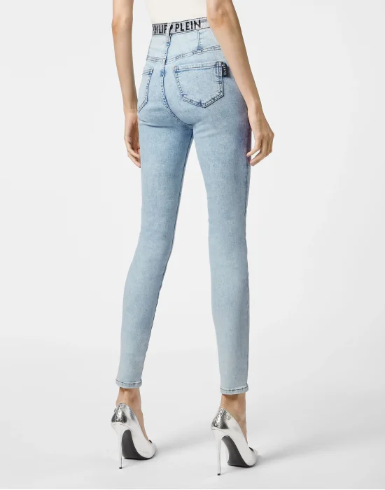 Denim Super High Waist Jegging Philipp Plein TM