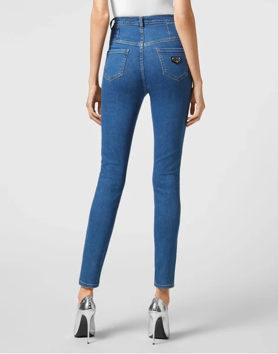 Denim Super High Waist Jegging Iconic Plein