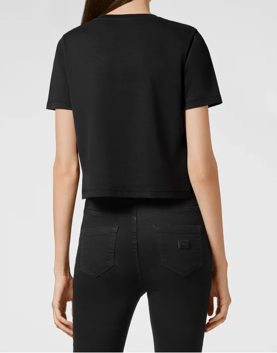 T-shirt Round Neck SS Crop Iconic Plein