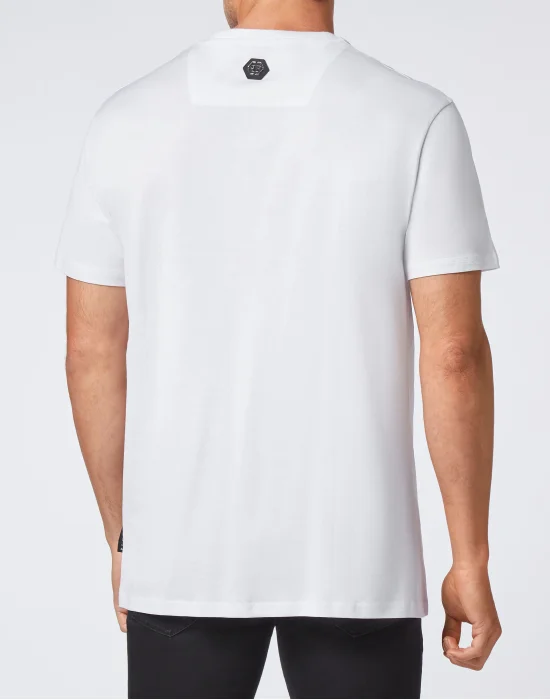 T-shirt V-Neck SS Graffiti with Crystals