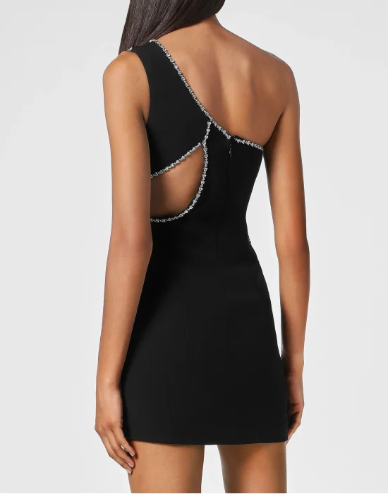 Mini Dress with Crystals