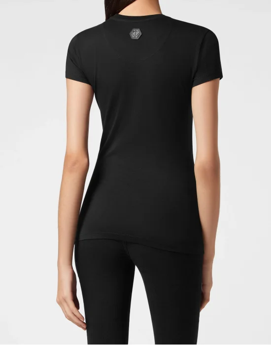 T-shirt Sexy Pure Fit Skull with Crystals