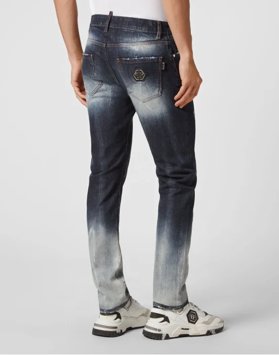 Denim Trousers Super Straight Cut Fit