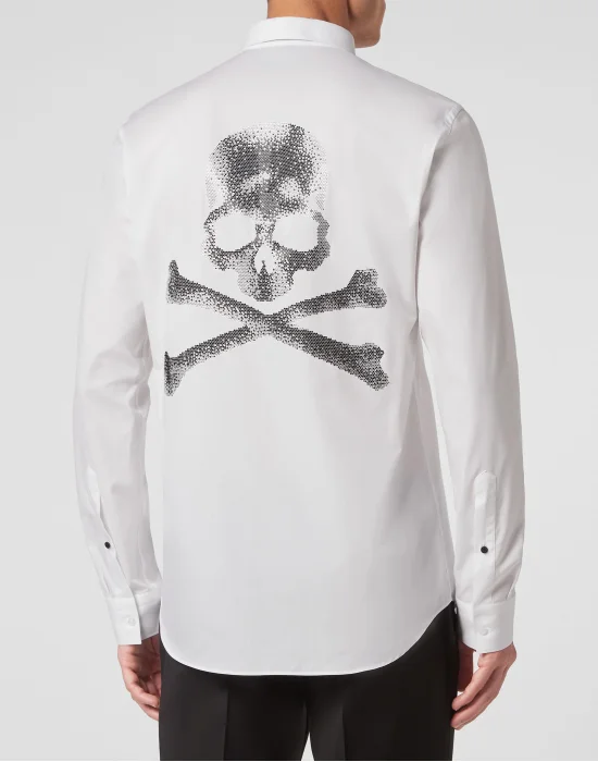 Shirt Sugar Daddy Cut LS Skull&Bones