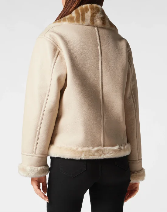 Eco Mutton Aviator Jacket Philipp Plein TM