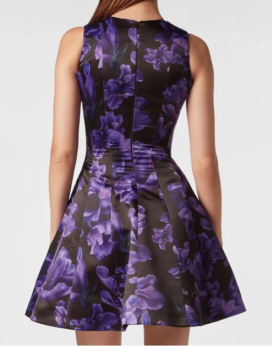Duchesse Midi Dress Flowers