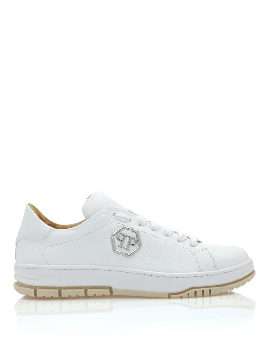 Leather Lo-Top Sneakers Hexagon