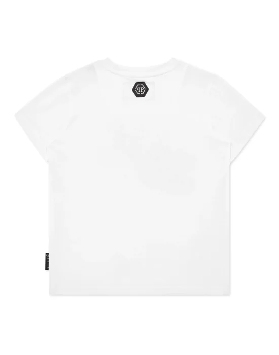 T-shirt Round Neck SS Strass Smile
