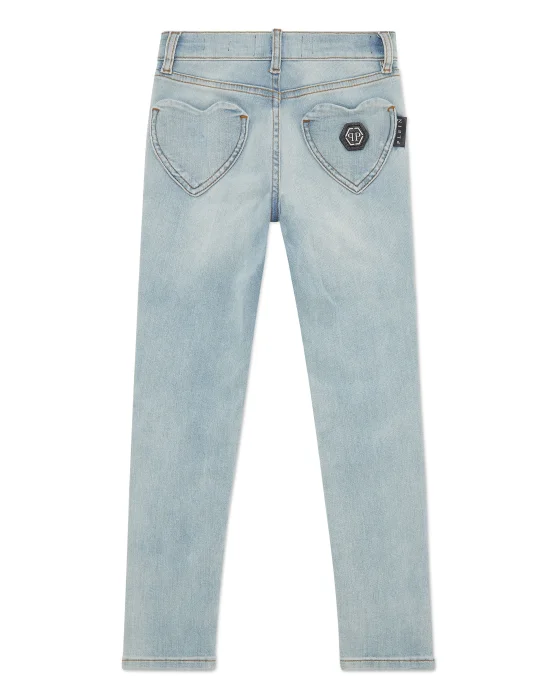 Denim Jeggins Heart