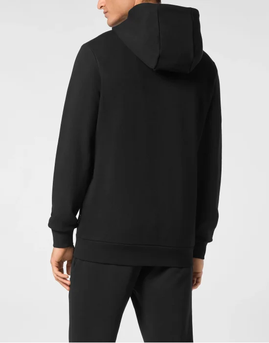 Zipped Hoodie Sweatshirt Skull&Bones