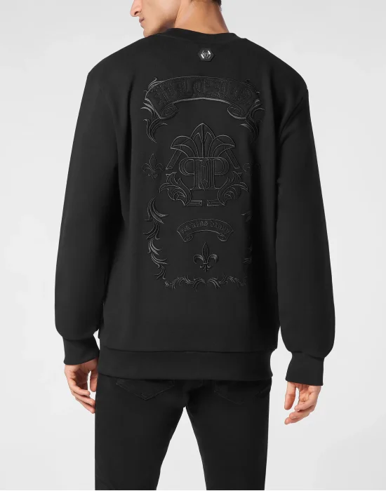 Sweatshirt Round Neck Gothic Plein