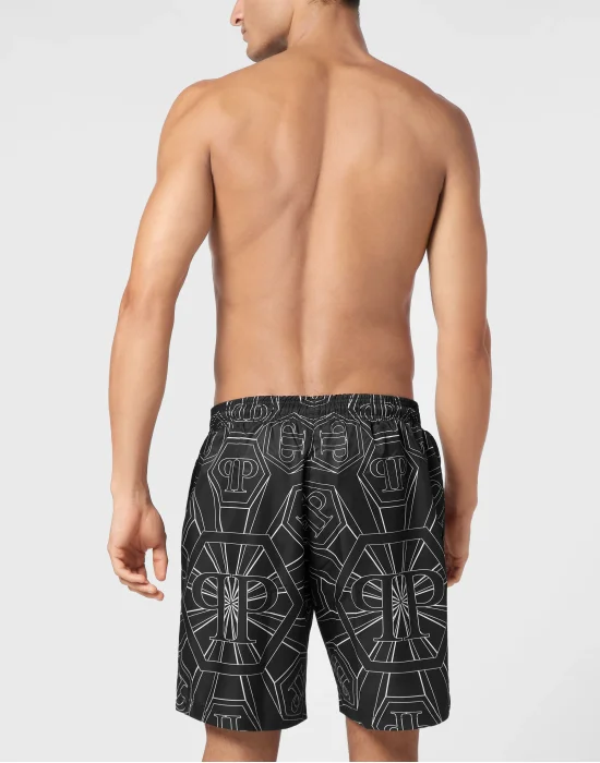Short Swim Boxer Monogram