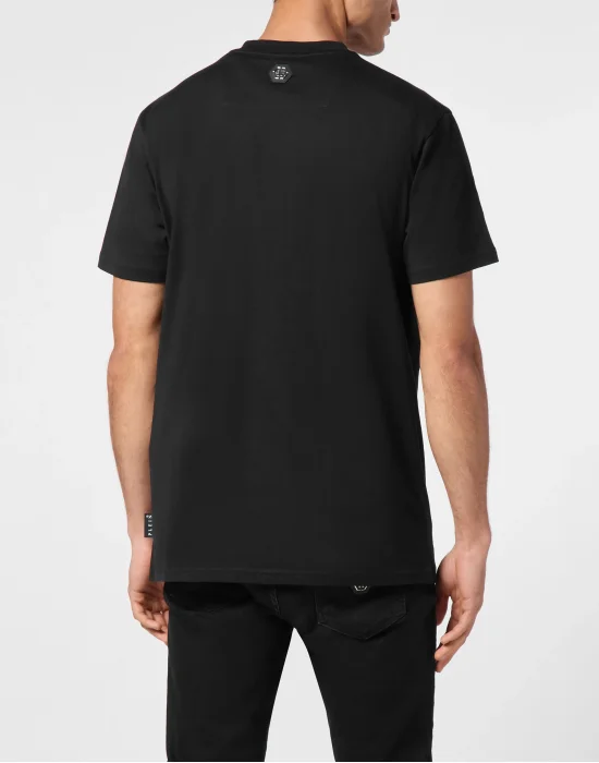 T-shirt Round Neck SS With Patch Skull&Bones
