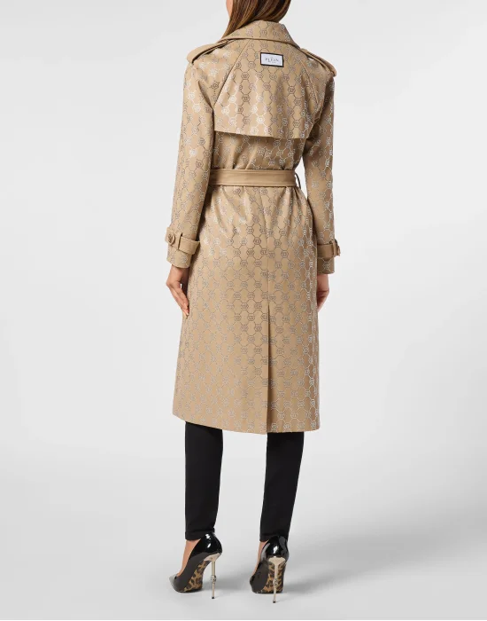 Trench Coat Strass Monogram