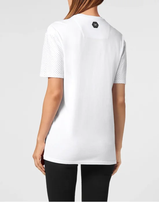 T-Shirt Man Fit Skull strass