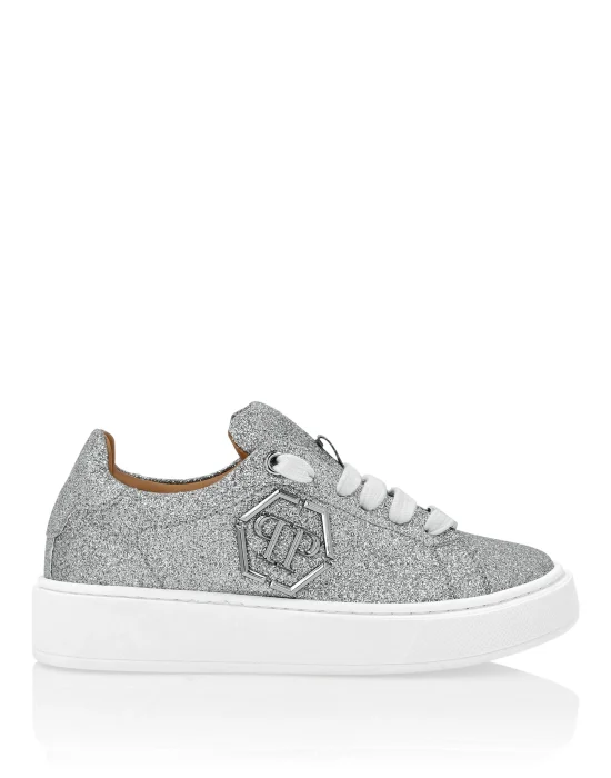 Glitter Lo-Top Sneakers Hexagon