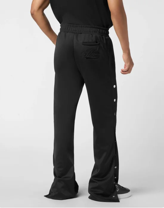 Buttoned-Up Tracksuit Trousers Plein Deluxe Signature