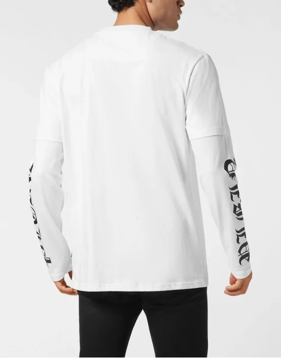 Double Sleeve T-Shirt Banner Embroidery