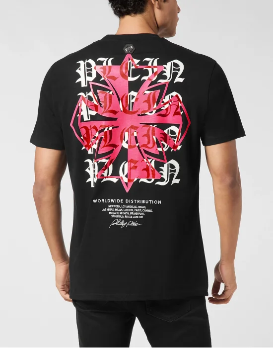 Round Neck T-Shirt Worldwide Puffy Crest