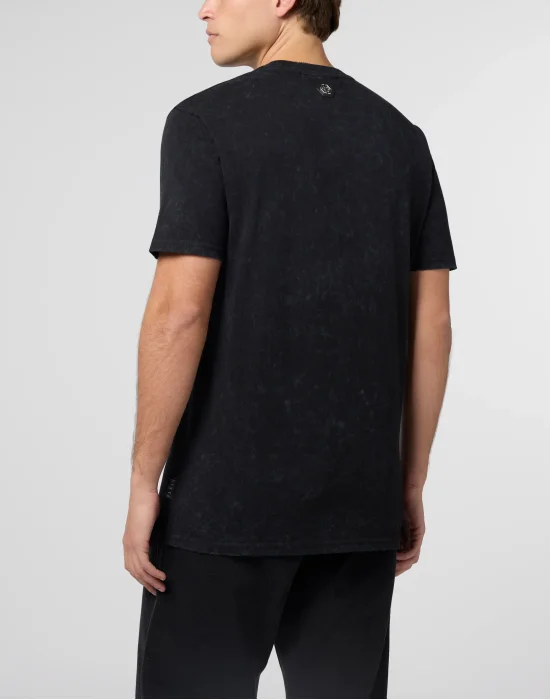 Round Neck T-Shirt Plein Deluxe Skeleton Stones