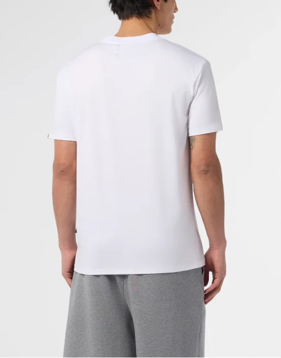 Basic Round Neck T-Shirt Skull